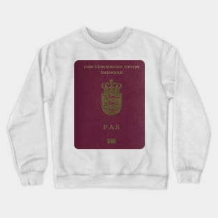 Denmark Passport Crewneck Sweatshirt